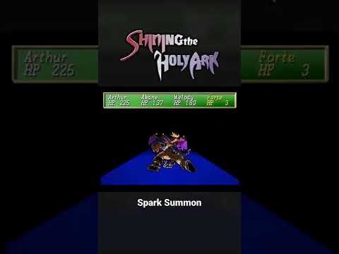“Summoned from Spark level 4!” - Shining the Holy Ark (Saturn)