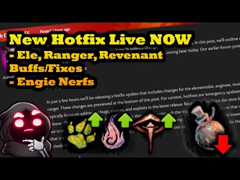 New Hotfix NOW - Buffs/Nerfs, Future News - Guild Wars 2 News June 30th 2022