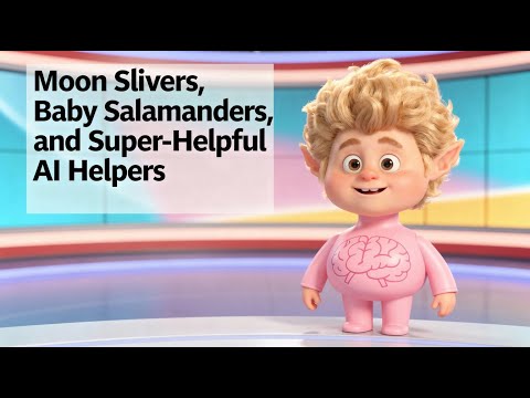 Moon Slivers, Baby Salamanders, and Super-Helpful AI Helpers