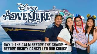 Disney Adventure CANCELLED Our Cruise, Here's What Happened the Day Before.. | Disney Cruise Vlog