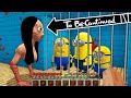 HOW MINIONS ESCAPED FROM MOMO's cage in MINECRAFT!! gameplay movie trap❤️