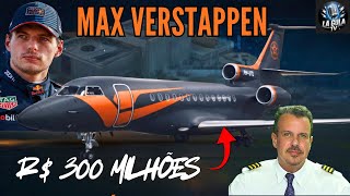 R$ 55 MIL POR HORA: O Avião INCRÍVEL que o Verstappen usa para DORMIR MELHOR.