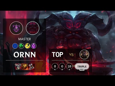 Ornn Top vs Kled - EUW Master Patch 11.14