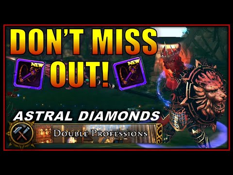 How to Make the MOST of Double Professions! (AD farm) BEST Mount is Back! (supports) - Neverwinter