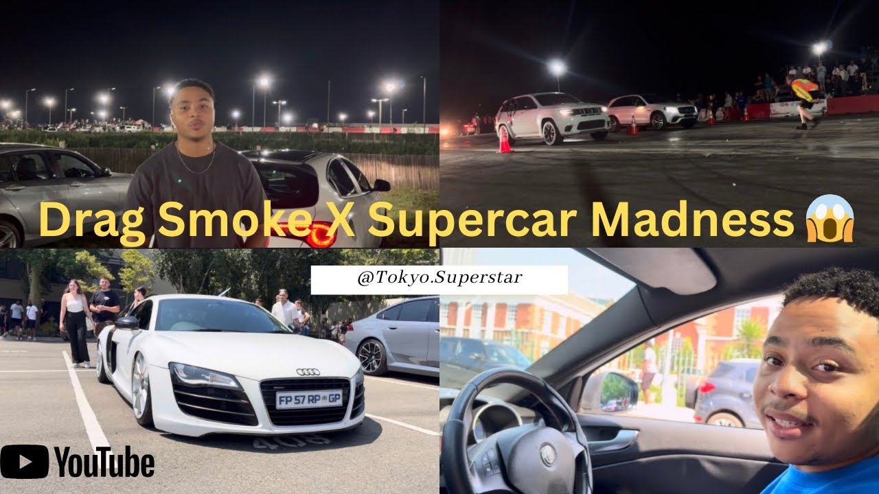 YOU WONT BELIEVE WHAT WE SAW!!!🚨😱 Drag Race X Supercar Madness 