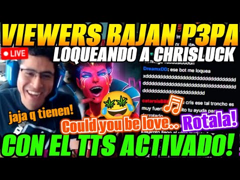 😅ChrisLuck rankea con el TTS activado y VIEWERS BAJAN FULL P3PA!😅
