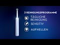 Oral-B Rotationszahnbürste Pro 3 3000 Sensitive Clean, Schwarz