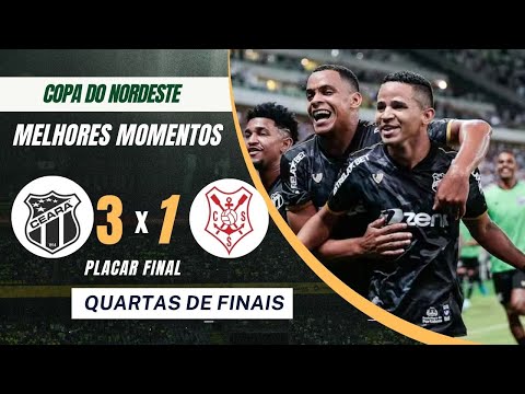 CEARÁ 3X1 SERGIPE VOZÃO CLASSIFICADO PARA A SEMIFINAL MELHORES MOMENTOS COPA DO NORDESTE 2023!