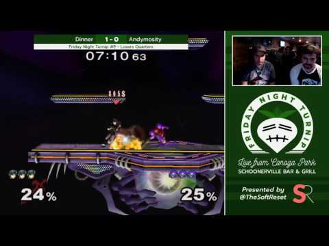 Friday Night Turnip #9 - Dinner (Marth/Falcon) vs. Andymosity (Samus) - Losers Quarters
