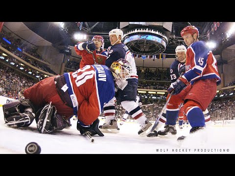 WORLD CUP OF HOCKEY 2004: Russia - USA QUARTER FINAL Game Highlights