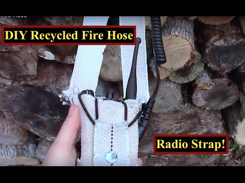 DIY Fire Hose Radio Strap / Holster