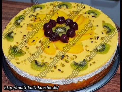 Rezept / Rezepte: Multivitamin Pfirsich Torte | Pfirsichtorte