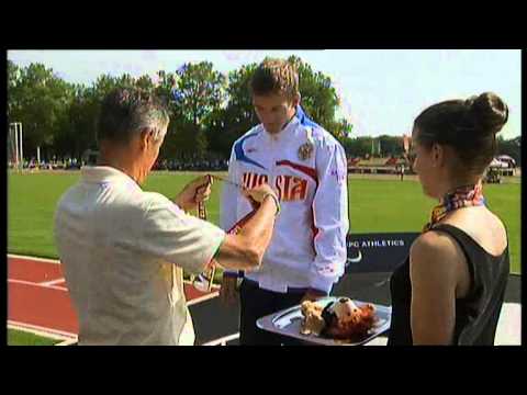 Athletics -  men's 100m T12 Medal Ceremony  - 2013 IPC Athletics World Championships, Lyon