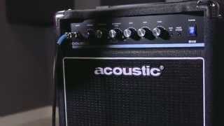 Video thumbnail for Acoustic B15 15W Bass Combo Amp Black by Woodwind & Brasswind is now Music & Arts