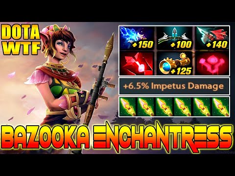 Goodwin Bazooka Enchantress Dota 2 - Wtf Attack Range 1 vs 5 Rampages  37 Kills 7.27 Dota 2 Gameplay