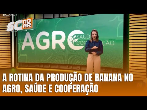 Agro, Saúde e Cooperação mostra produção de banana em Luiz Alves