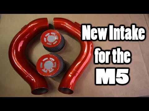How to install cold air intake on a F10 M5
