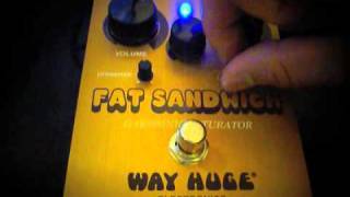 Video thumbnail for WAY HUGE FAT SANDWICH WHE-301 Harmonic Saturator Distortion Pedal by Anarchy Audio