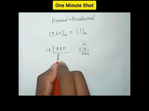 How to Convert Decimal to Hexadecimal | Decimal to Hexadecimal | Convert Decimal to Hexadecimal