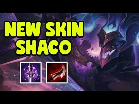 NEW DARK STAR SHACO JUNGLE SKIN SPOTLIGHT!! - I FORGOT HOW STRONG HE IS...