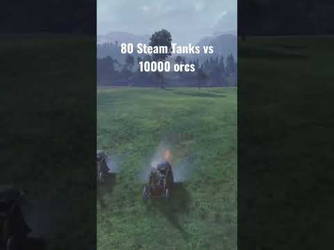 80 Steam Tanks Vs 10000 Orcs Total War Warhammer 2 #strategygames #gaming #drpuspe