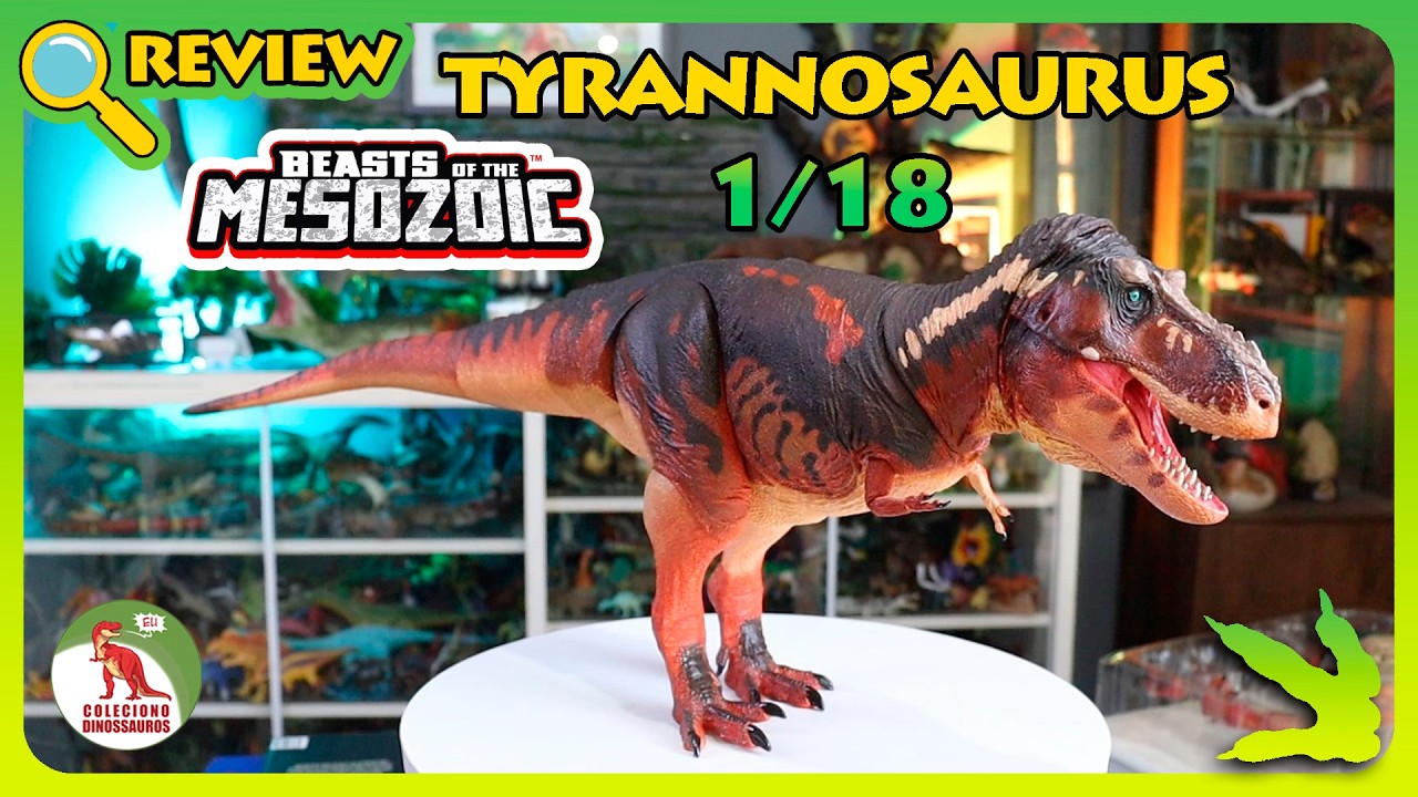 Tyrannosaurus rex Beasts of the Mesozoic 1/18 - Review PT_BR