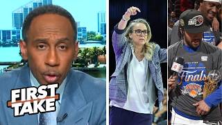 FIRST TAKE | “He will prove her wrong” - Stephen A. on Becky Hammon doubting Brunson can win a title
