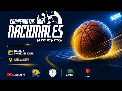 CLASIFICATORIAS NACIONALES FEBA CHILE |U-15 DAMAS | AFBV (Valparaíso) VS ABAR (San Felipe)