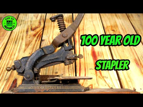 Acme No. 1 Staple binder RESTORATION