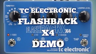 Video thumbnail for TC Electronic Flashback X4 Delay And Looper Demo by Ryan Lutton