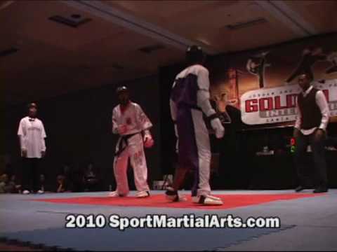 Willie Hicks v Kyle Richards - Men's team sparring - 2010 Golden Gate Int'ls