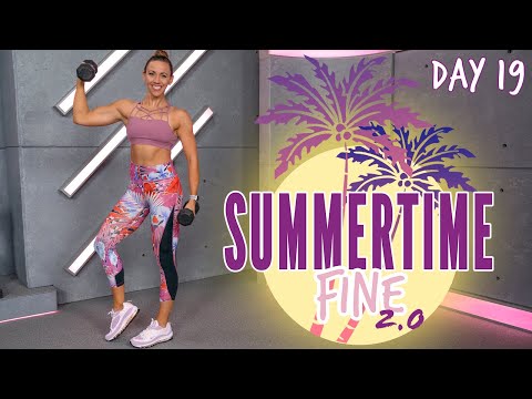 40 Minute Upper Body Burn Workout | Summertime Fine 2.0 - Day 19