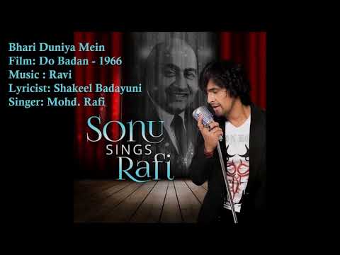 Bhari Duniya Mein | Mohd. Rafi | Ravi | Shakeel Badayuni | Do Badan - 1966
