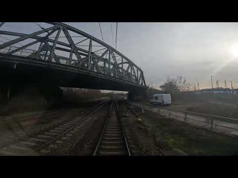 Führerstandsfahrt von Karlsruhe Gbf nach Mainz Bischhofsheim über die Riedbahn in HD