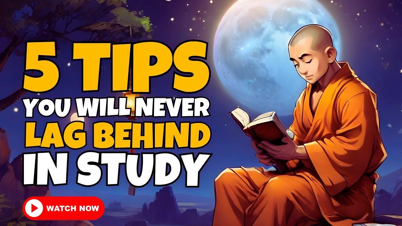 "Struggling with Studies? Learn Faster with These Zen Monk Study Tips!" || #buddhiststory