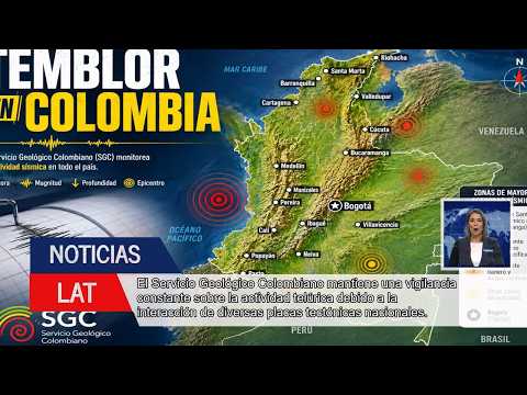 Sismos en Colombia: Alerta en Tolima, Santander y Chocó