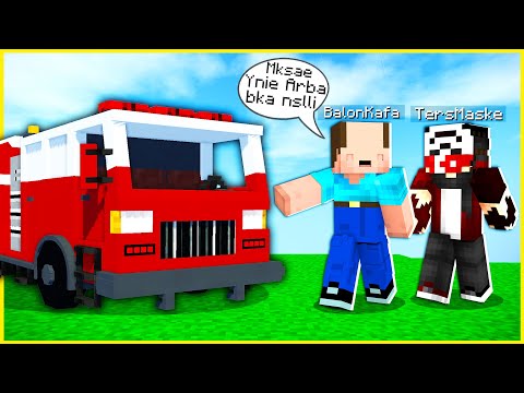 BALON KAFA İLE İTFAİYE ARABASI ALDIK !! - Minecraft