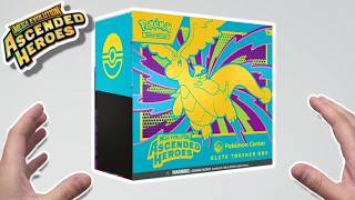 Unboxing Ascended Heroes Pokemon Center Elite Trainer Box!!