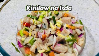 Kinilaw na Yellow Fin Tuna