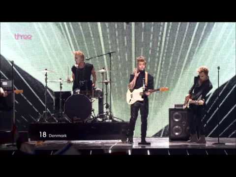 *Eurovision 2011* *Semi Final 2* *18 Denmark* *A friend In London* *New Tomorrow* 16:9 HQ