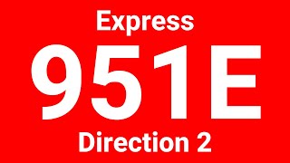 [SMRT] Hyperlapse of Express Service 951E (Direction 2)