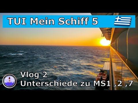 Mein Schiff 5 | Differences to MS1 MS2 MS7 | TUI Cruises | Greece | Eastern Mediterranean |