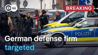 Police probe attempted arson attack on German defense firm | DW News