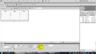 Adobe Dreamweaver CS6'da Tablolar (Ders 18)