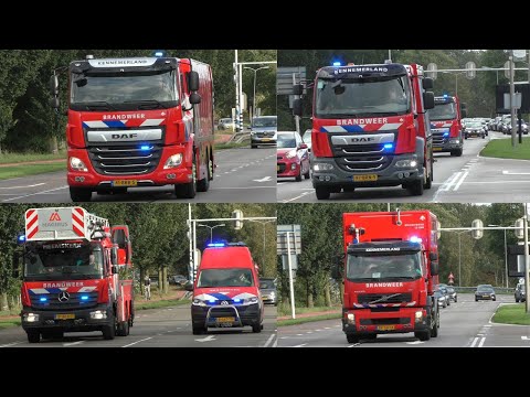 [Peloton brand] Vele brandweer eenheden naar een Zeer Grote Brand in IJmuiden aan de Tawlerkade