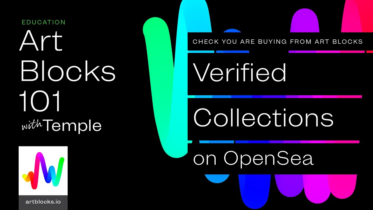How to check you are buying Art Blocks from VERIFIED collections on OpenSea