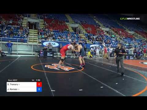 2018 USMC-USAW Cadet & Junior FS Nationals/Junior 285 Round Of 64 - Spencer Trenary (IA) Vs. Justi