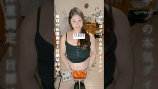 医者にメタボと診断されたのでダイエットを始めた90kg独身女子の毎日体重記録12日目 ♯腹筋#ダイエット #デブ#ぽっちゃり #メタボリックシンドローム