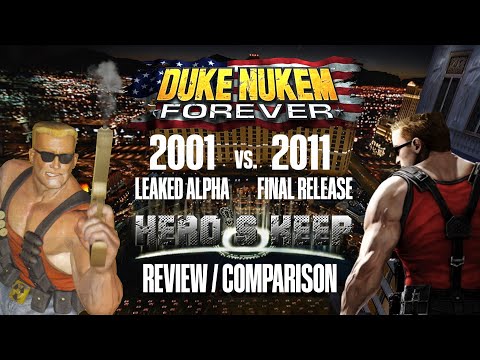DUKE NUKEM FOREVER 2001 vs. 2011 | Review / Comparison