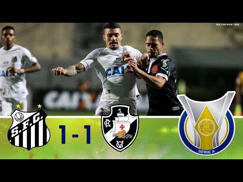 Melhores Momentos - Santos 1 x 1 Vasco - Campeonato Brasileiro (27/09/2018)